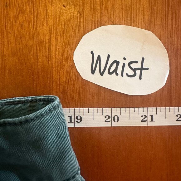 Boden 14 Sage Green Khaki Pants Tapered leg high waist - Picture 3 of 8